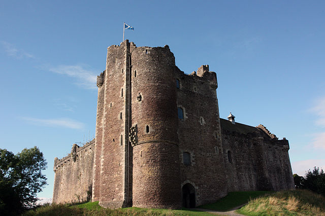 El castillo de Doune, un recurrente en "Los caballeros de la mesa cuadrada y sus locos seguidores" Doune Castle , Castillo de Doune, Scotland - Los caballeros de la mesa cuadrada y sus locos seguidores