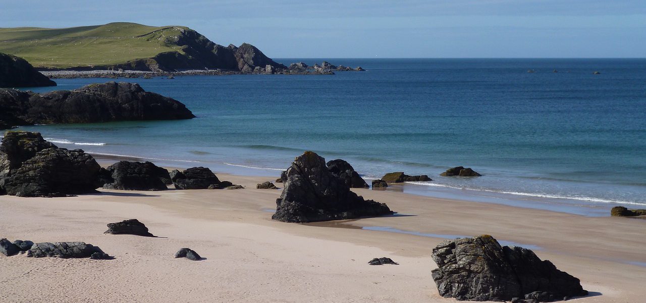 Scottish beach Playa Verano en Escocia - Explora Escocia