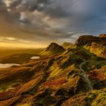 isla de skye fotos de escocia en otoño